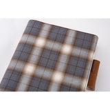 Hobonichi A5 Cover - Shirt Fabric: Foggy Plaid
