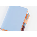 Hobonichi A6 Cover - Colors: Powder Blue Shell