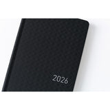 Hobonichi Weeks 2026 Paper Series: Black Gingham (January Start)