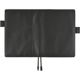 Hobonichi A6 Cover - Leather: TS Basic - Black