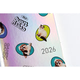 Hobonichi Weeks 2026 Candy Stripper: Random Dog & Cat (Aurora) (January Start)