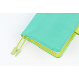 Hobonichi A6 Cover - Colors: Aqua Lime