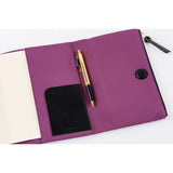 Hobonichi A5 Cover - Tragen: Purple