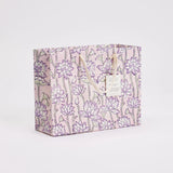 Medium Hand Marbled Gift Bags - Lavender