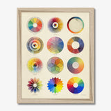 Colour Wheel Collection Fine Art Print A3