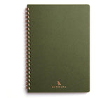 Kunisawa Find Ring Note A5 Juniper Green Notebook
