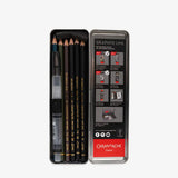 Caran d'Ache : Technalo : Watersoluble Graphite Pencil : Metal Tin Set of 7