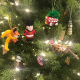 Rusty Fox Christmas Tree Hanging Decoration