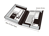 Himojimoji Worker's A4 Wide Document Box