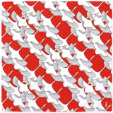 HAMAMONYO Furoshiki Wrapping Cloth - Red Fesitval Crane