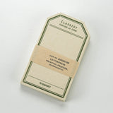 Classiky Letterpress Label Cards - Sets of 40
