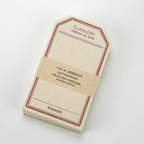 Classiky Letterpress Label Cards - Sets of 40