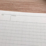 Nakabayashi Blue Logical Prime Ringbound Notebook A5 6mm Ruled