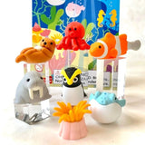Iwako Puzzle Erasers - Sea Friends Set