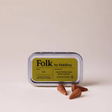 FieldDay Kin Folk Tin of Incense Cones - Lush Stems and Wild Violet