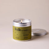 FieldDay Kin Folk Tin Candle - Lush Stems & Wild Violet