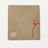 Kleid String Tie Square Notebook Camel