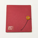 Kleid String Tie Square Notebook Red
