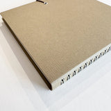 Kleid String Tie Square Notebook Camel