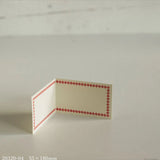 Classiky Letterpress Folded Memo/Message Card - Set of 20