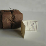 Classiky Letterpress Folded Memo/Message Card - Set of 20