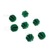 Lovi Pack of 7 Baubles (3.5cm) - 3D Wooden Figure
