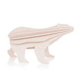 Lovi Polar Bear White (15cm) - 3D Wooden Figure