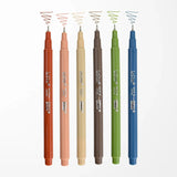 Marvy Uchida 4300 Le Pen Set of 6 Fineliner 0.3mm Pens