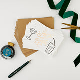 Merry & Bright Pack of 8 Christmas Cards