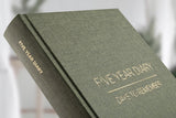 PaperStyle A5 Hardback Linen Bound Five Year Diary