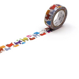 MT x Lisa Larson - Colourful Dog Washi Tape