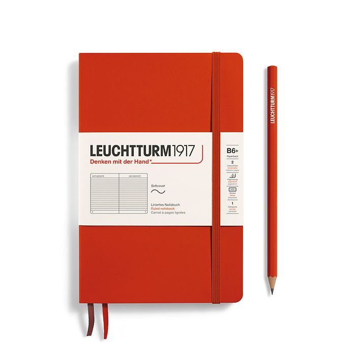 Leuchtturm 1917 Paperback B6 Ruled Notebook, $20.53