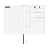 Hobonichi Techo A6 HON 2026 Slash - Ivory (January Start)
