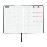 Hobonichi Techo A6 HON 2027 - Slash: Navy (January Start)