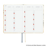 Hobonichi Techo A6 HON 2027 - V&A Series: Vine (January Start)