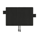 Hobonichi A6 Cover - Leather: TS Basic - Black