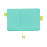 Hobonichi A6 Cover - Colors: Aqua Lime