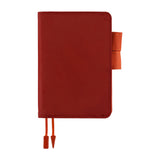 Hobonichi A6 Cover - Colors: Bordeaux Terracotta
