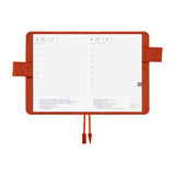 Hobonichi A6 Cover - Colors: Bordeaux Terracotta