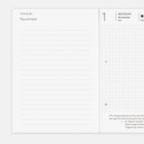 Hobonichi Techo 2027 A6 English Planner Book (January Start)