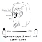 M+R Crank Pencil Sharpener