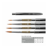 Rosa Lake Sable Synthetic Mix Series 178 Travel Brushes