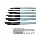 Rosa Synthetics Saber Flat Dagger Painting Brush, STREAM 143