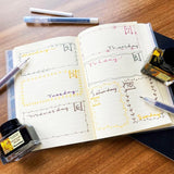 Kuretake Karappo Empty Brush Pen Set of 5 - Fill With Your Own Ink - Extra Fine 0.25mm Tip