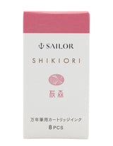 Sailor Shikori Ink Cartridges - Box of 8