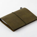 Traveler's Company Notebook Passport Size Olive Green