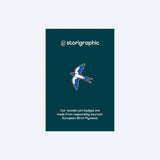 Storigraphic Wooden Pin Badges