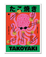 Jolly Awesome - Takoyaki Art Print - A4 Size