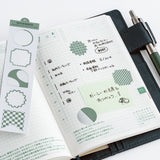 Hobonichi - TSUKI no IRO: Bookmark-Style Foil Pressed Stickers