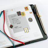Hobonichi - Yoshie Watanabe: Foil-Stamped Stickers (Petit Bloom)